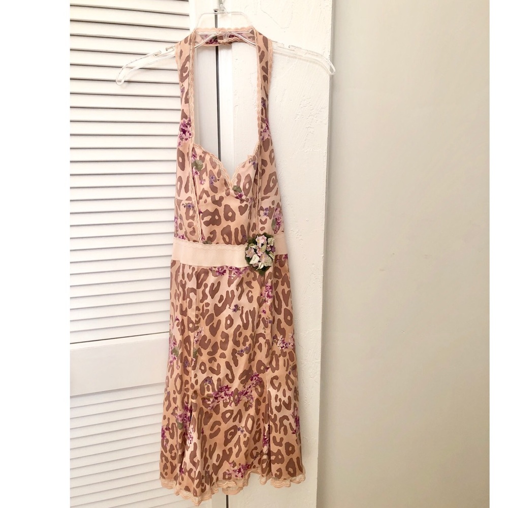 Blumarine leopard dress